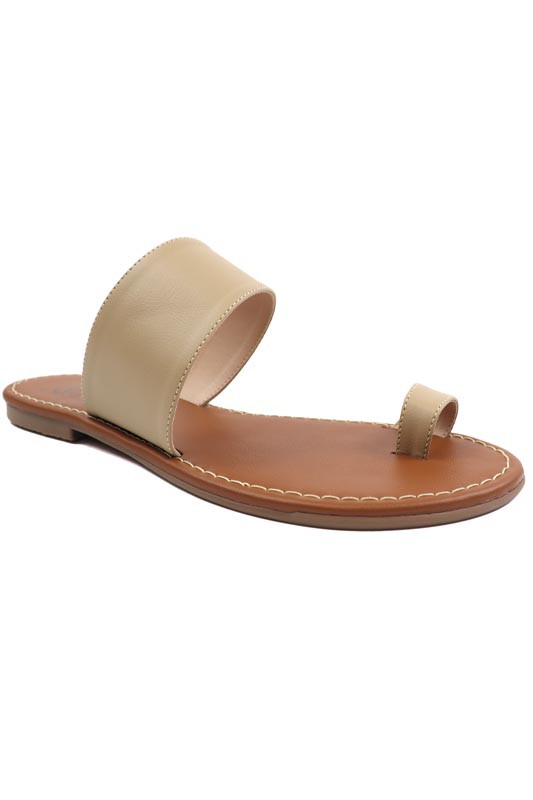 Toe Ring Slide Sandals for Women | Bellem Trading - Bellem Trading