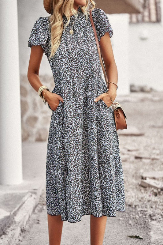 Floral Print Maxi Dress for Women | Bellem Trading - Bellem Trading