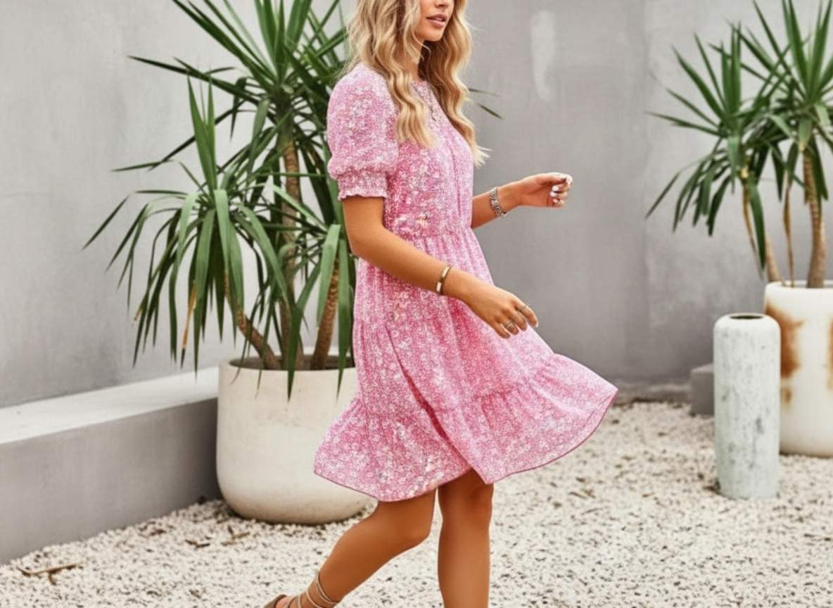 The Smocked Tiered Floral | Botanical Garden Maxi
