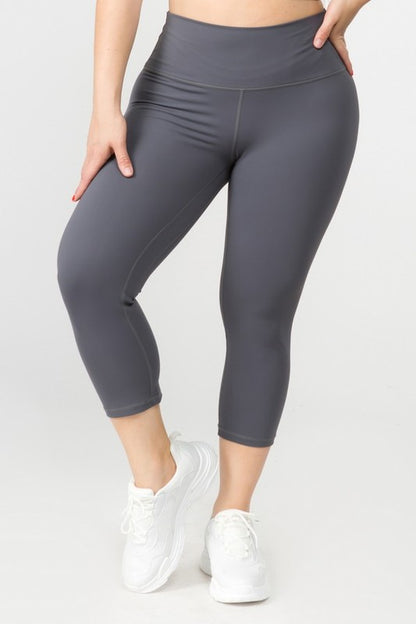 Buttery Soft Capri Activewear  Leggings - Premium Women's Leggings by Bellem Trading