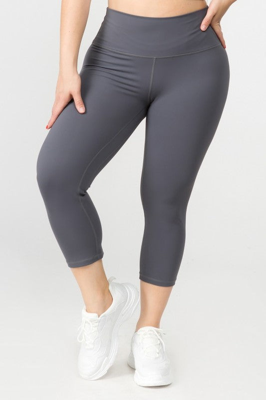 Buttery Soft Capri Activewear  Leggings - Premium Women's Leggings by Bellem Trading
