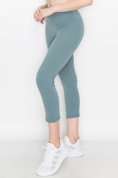 Buttery Soft Capri Activewear Leggings - Premium Women's Leggings by Bellem Trading
