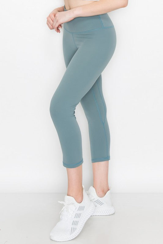 Buttery Soft Capri Activewear Leggings - Premium Women's Leggings by Bellem Trading