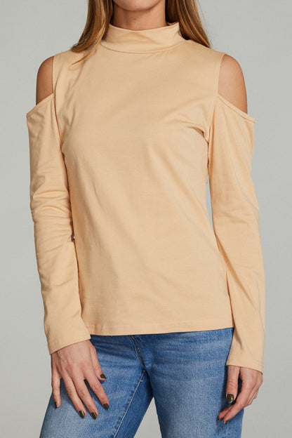 Cold Shoulder Long Sleeve Top for Women | Bellem Trading - Bellem Trading