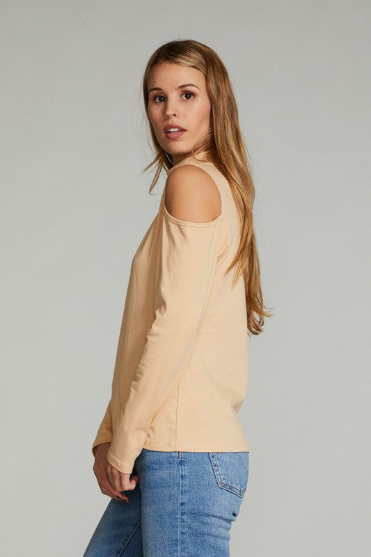 Cold Shoulder Long Sleeve Top for Women | Bellem Trading - Bellem Trading