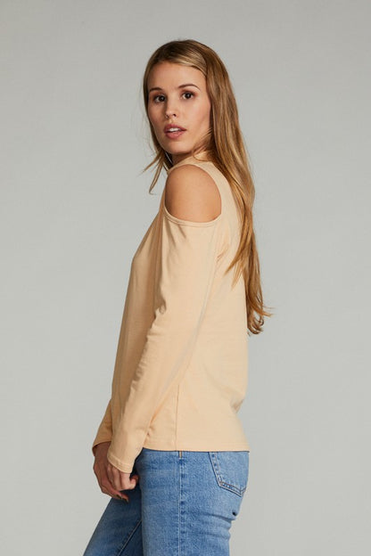 Cold Shoulder Long Sleeve Top for Women | Bellem Trading - Bellem Trading
