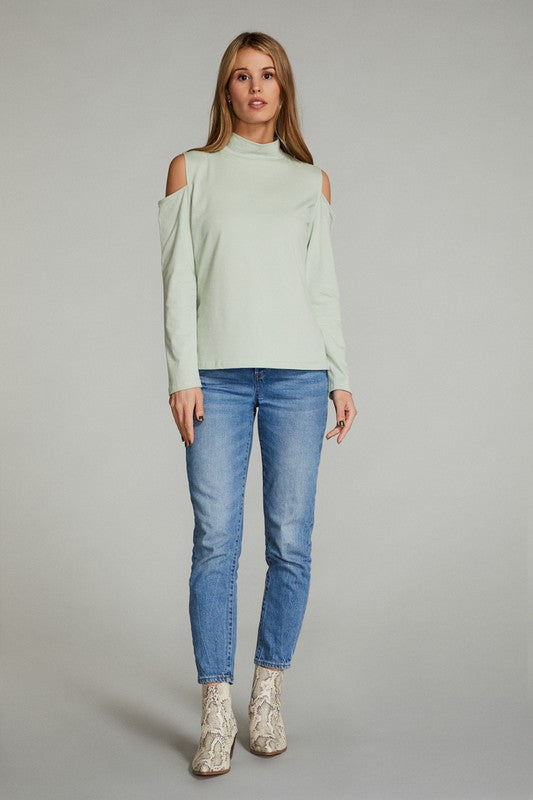 Cold Shoulder Long Sleeve Top for Women | Bellem Trading - Bellem Trading