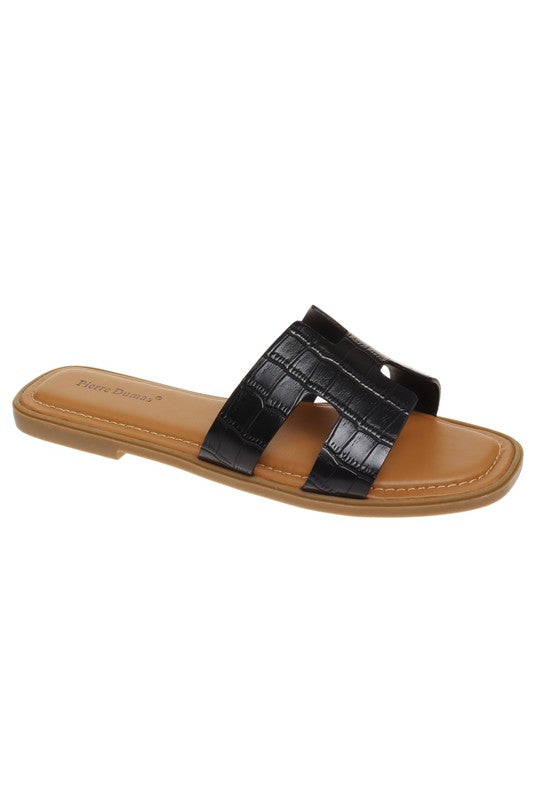 Impress-2 Crocodile Embossed Slide Sandal for Women | Bellem Trading - Bellem Trading