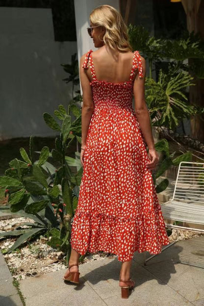 Polka Dot Maxi Dress for Women | Bellem Trading - Bellem Trading