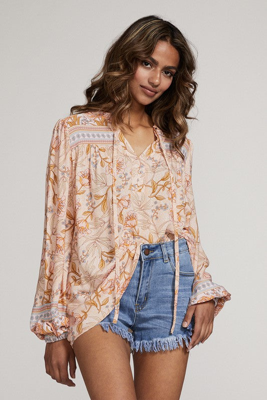 Floral Print Tunic Blouse for Women | Bellem Trading - Bellem Trading