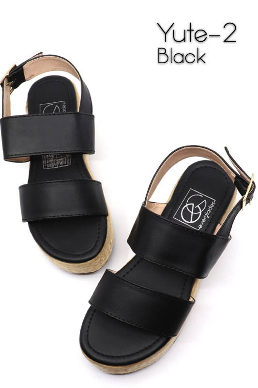 Yute 2 Handmade Wedge Sandal for Women | Bellem Trading - Bellem Trading