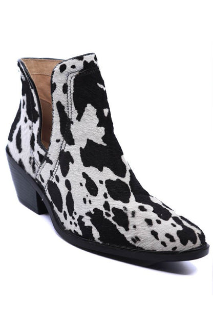 Western Cut Out Animal Hair Booties for Women | Bellem Trading - Bellem Trading