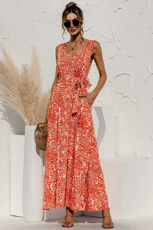 Tie Detail Maxi Dress for Women | Bellem Trading - Bellem Trading