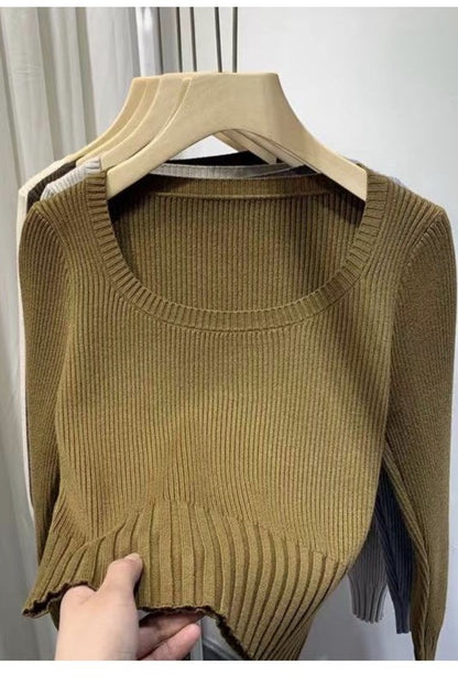 Scoop Neck Long Sleeve Top for Women | Bellem Trading - Bellem Trading