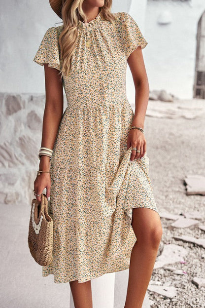 Floral Print Maxi Dress for Women | Bellem Trading - Bellem Trading