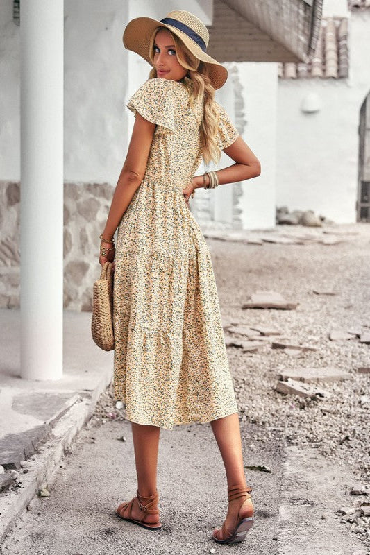 Floral Print Maxi Dress for Women | Bellem Trading - Bellem Trading