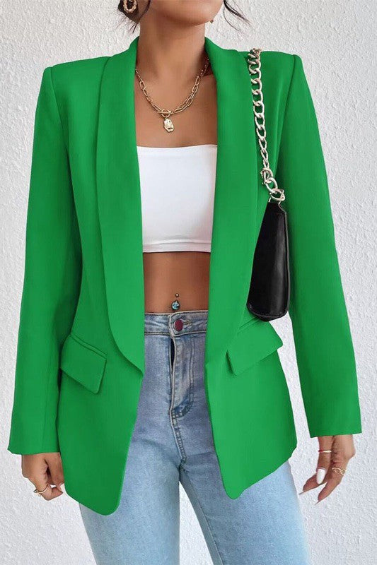 Modern Open Front Blazer for Women | Bellem Trading - Bellem Trading
