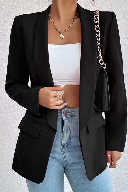 Modern Open Front Blazer for Women | Bellem Trading - Bellem Trading