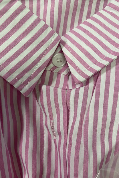 Striped Button Down Shirt for Women | Bellem Trading - Bellem Trading