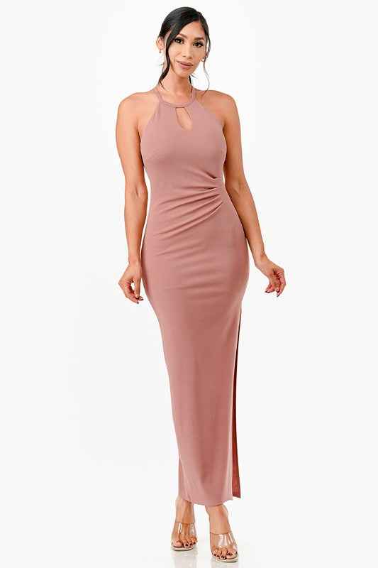 Black Dress, Maxi Length, Women's, by Bellem Trading, Black product image