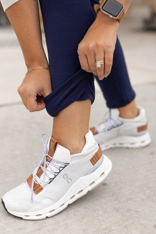 Seamless Leggings – Navy by Bellem Trading — women's lifestyle leggings for yoga and fitness.