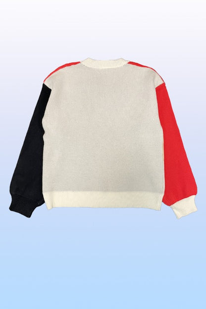 Santa Face Knit Holiday Sweater | Bellem Trading - Bellem Trading