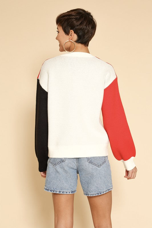 Santa Face Knit Holiday Sweater | Bellem Trading - Bellem Trading