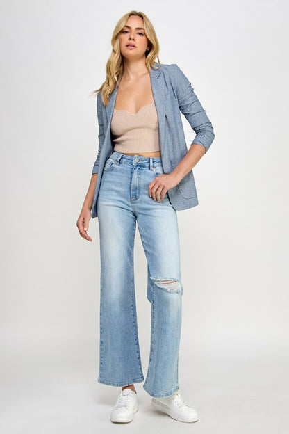 High Rise Relaxed Wide Leg Jeans for Women | Bellem Trading - Bellem Trading