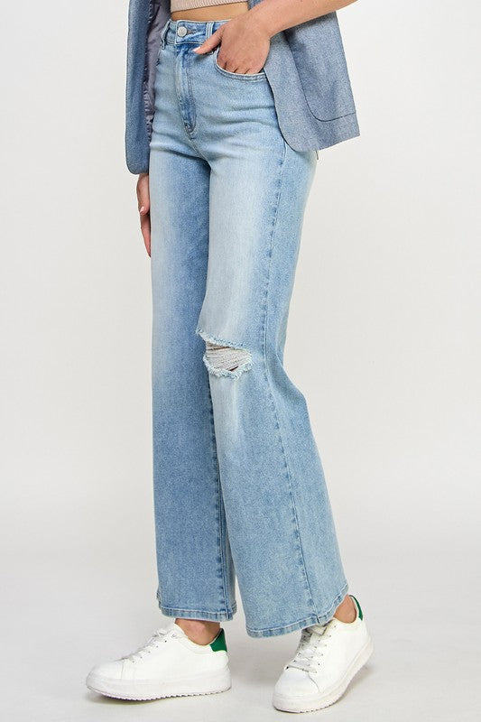 High Rise Relaxed Wide Leg Jeans for Women | Bellem Trading - Bellem Trading
