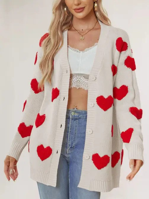 Long Heart Cardigan for Women | Bellem Trading - Bellem Trading