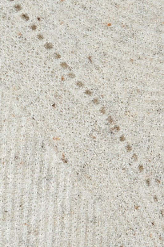 Plus Turtleneck Balloon Confetti Sweater Dress for Women | Bellem Trading - Bellem Trading