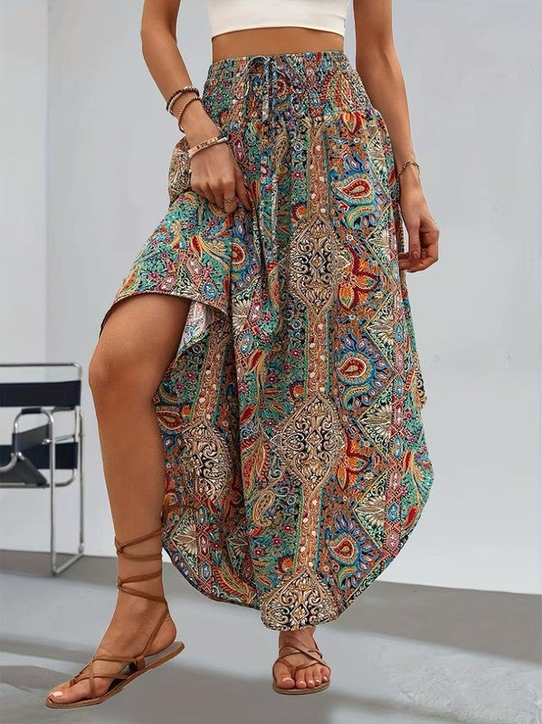 Paisley Maxi Skirt for Women | Bellem Trading - Bellem Trading