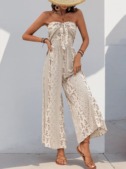 Boho Tube Top Jumpsuit for Women | Bellem Trading - Bellem Trading