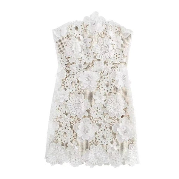 Lace Floral Mini Dress for Women | Bellem Trading - Bellem Trading