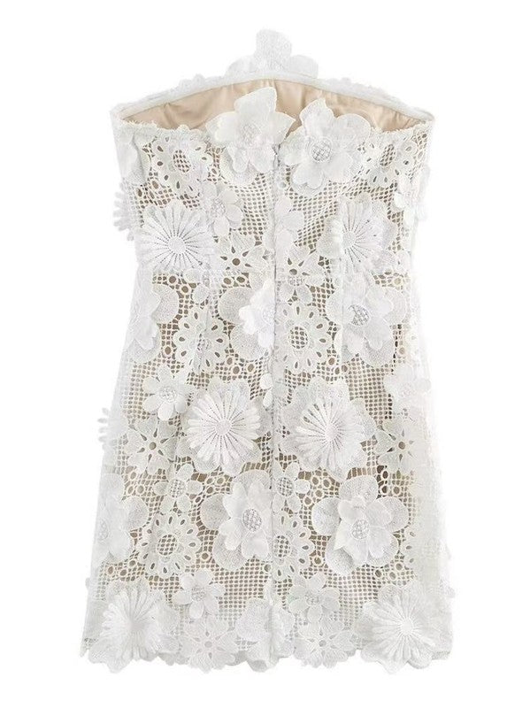 Lace Floral Mini Dress for Women | Bellem Trading - Bellem Trading