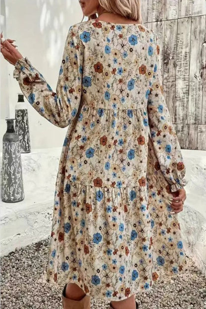 Floral Tiered Maxi Dress for Women | Bellem Trading - Bellem Trading