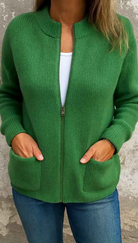 Green Cardigan, Knit, Women's, by Bellem Trading, Green product image