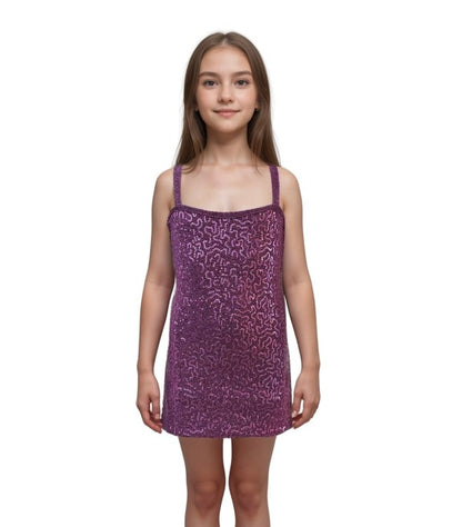 Girls Sequin Tank Sequin Dress | Bellem Trading - Bellem Trading