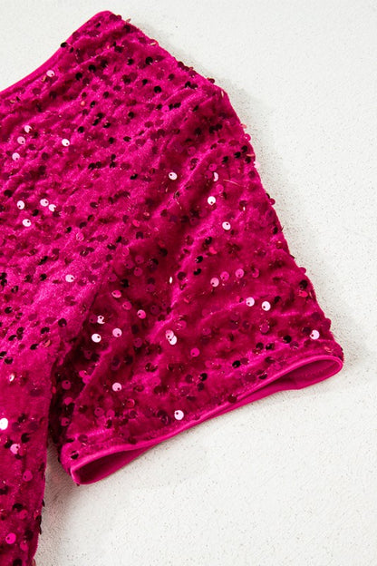 Sequin One Shoulder Thigh High Split Bodycon Sequin Dress for Women | Bellem Trading - Bellem Trading