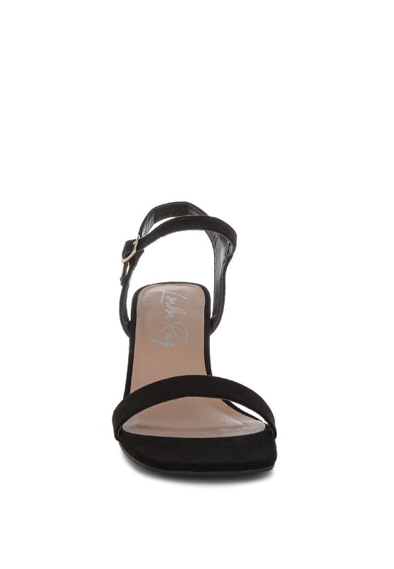 Akiya Square Toe Block Heels for Women | Bellem Trading - Bellem Trading