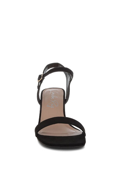 Akiya Square Toe Block Heels for Women | Bellem Trading - Bellem Trading