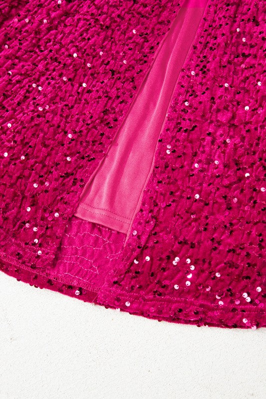 Sequin One Shoulder Thigh High Split Bodycon Sequin Dress for Women | Bellem Trading - Bellem Trading