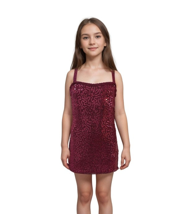 Girls Sequin Tank Sequin Dress | Bellem Trading - Bellem Trading
