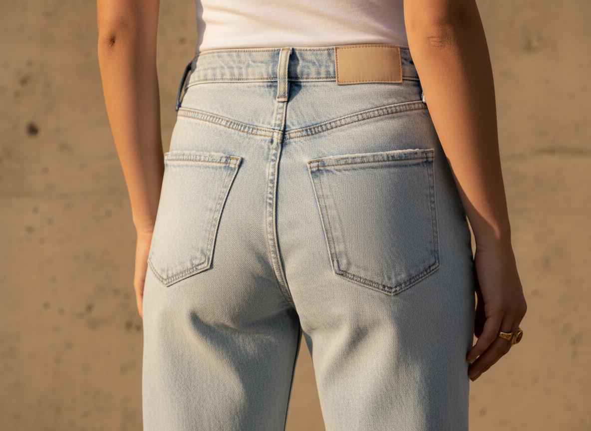 The Ether Wide-Leg Jean | Pale Blue Wash