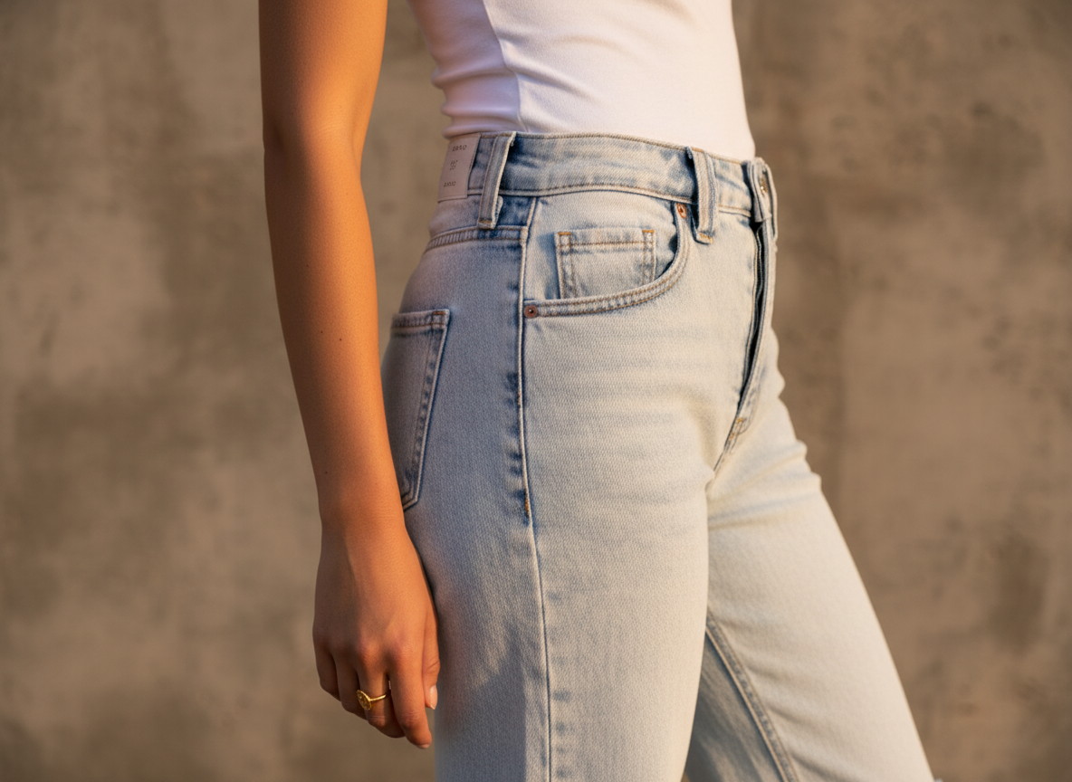 The Ether Wide-Leg Jean | Pale Blue Wash