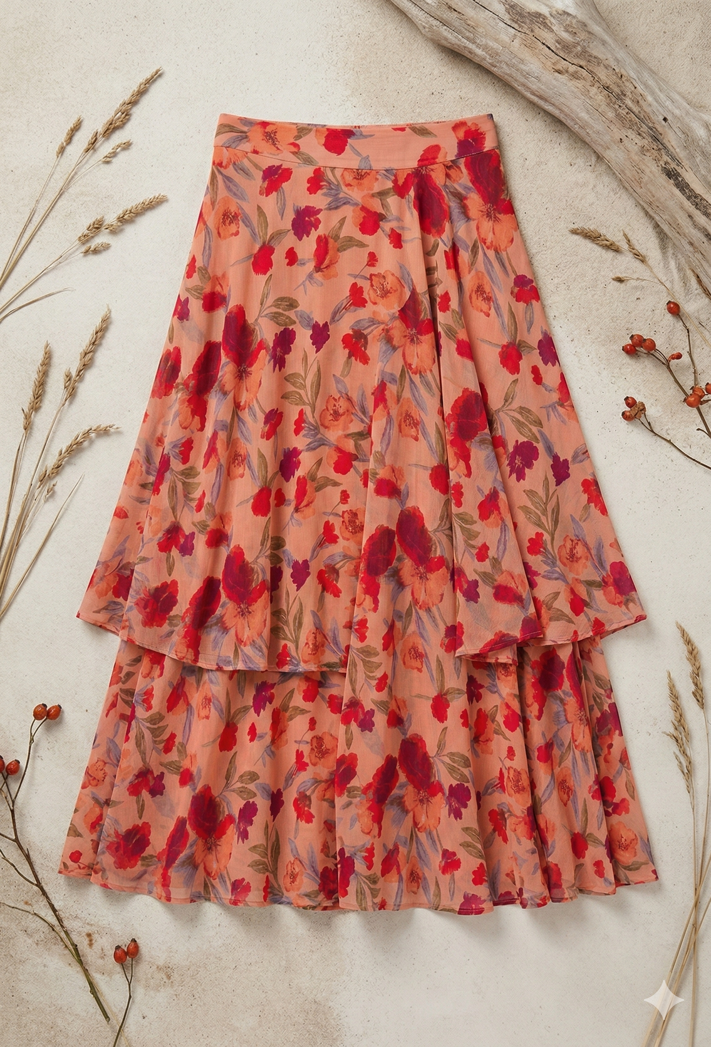 Floral maxi skirt from Bellem Trading