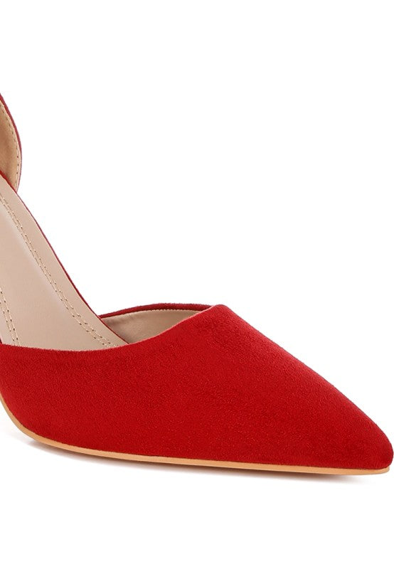 Dolona Microfiber Stiletto Heel Sandals for Women | Bellem Trading - Bellem Trading