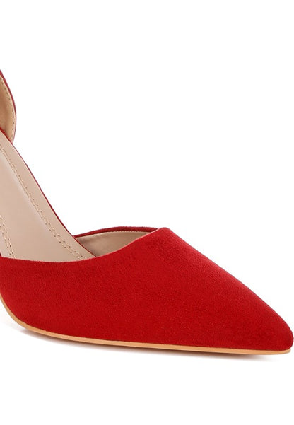 Dolona Microfiber Stiletto Heel Sandals for Women | Bellem Trading - Bellem Trading