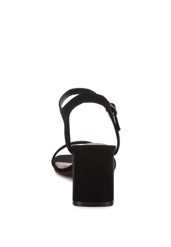 Akiya Square Toe Block Heels for Women | Bellem Trading - Bellem Trading