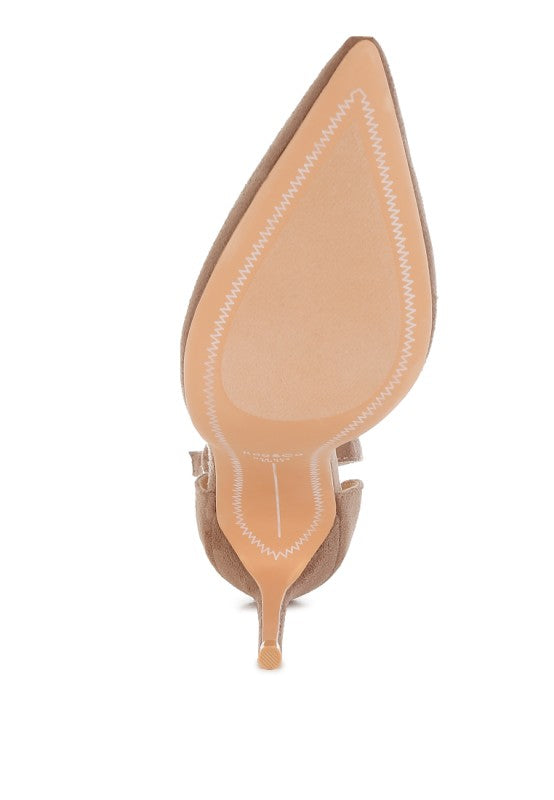 Dolona Microfiber Stiletto Heel Sandals for Women | Bellem Trading - Bellem Trading